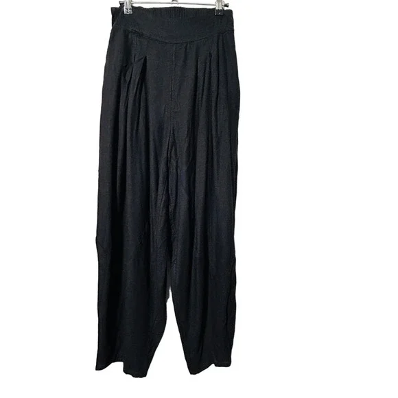 NEW Free People Black Struttin Set Pant Crop Top Size Small - Picture 8 of 14